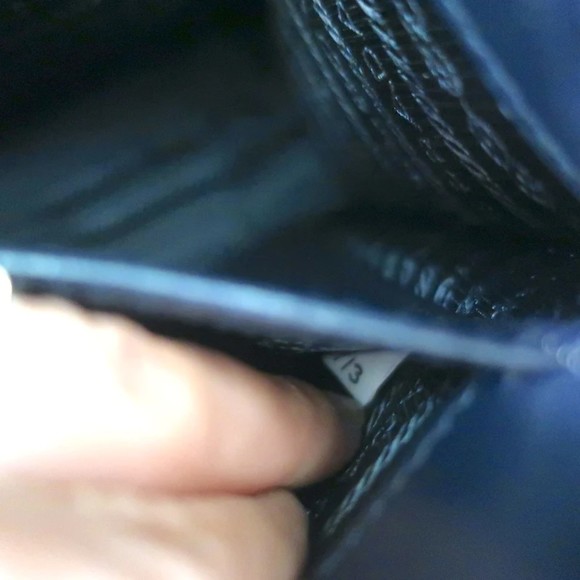 Prada Symbole Mini Tote Baltic Blue/White Embroidered Jacquard Crossbody Bag NEW - Picture 12 of 12